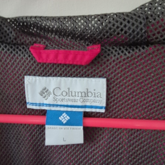 Columbia Kids' Fuchsia and Black Raincoat - Picture 5 of 11